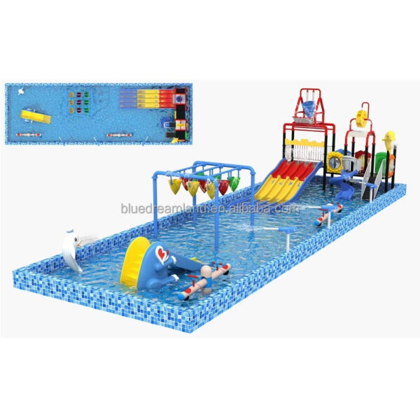 Fiberglass Water Park Slides Sale Outdoor Indoor Playground Equipment For Kids And Adults